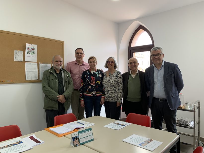 Visita del secretario general y del secretario de Asuntos Sociales y Familias del de Derechos Sociales de la Generalitat en la Comunidad Terapéutica de mujeres de Tarragona